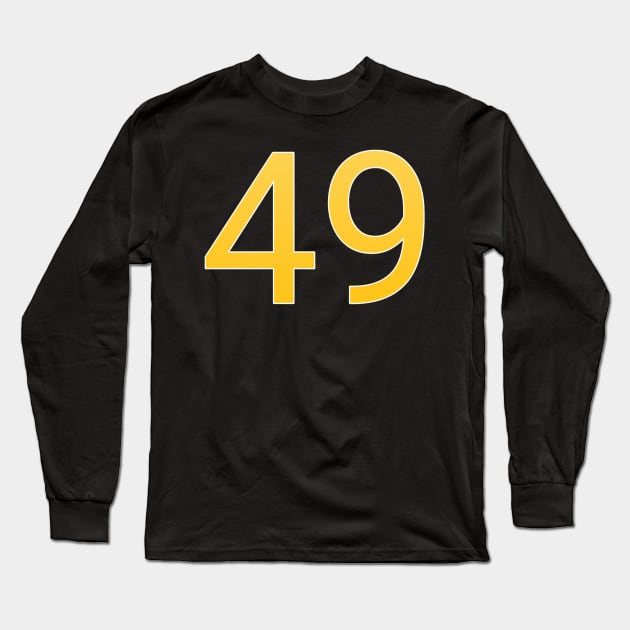 49ers Long Sleeve T-Shirt by Light Up Glow 